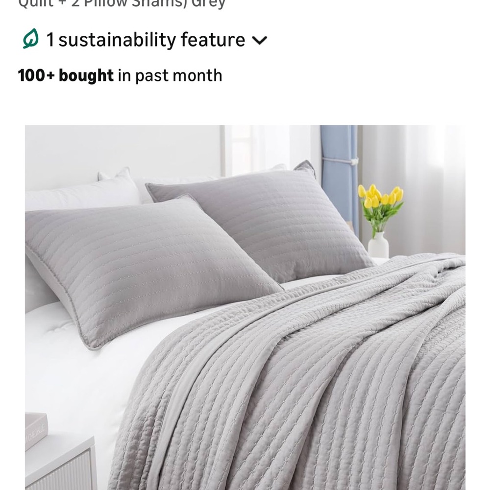 Elegant Gray Bedding Set